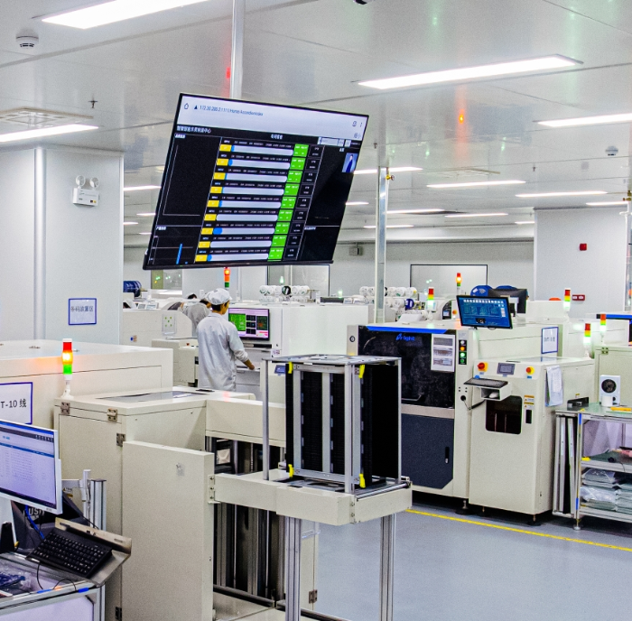 智能工廠MES系統顯控方案